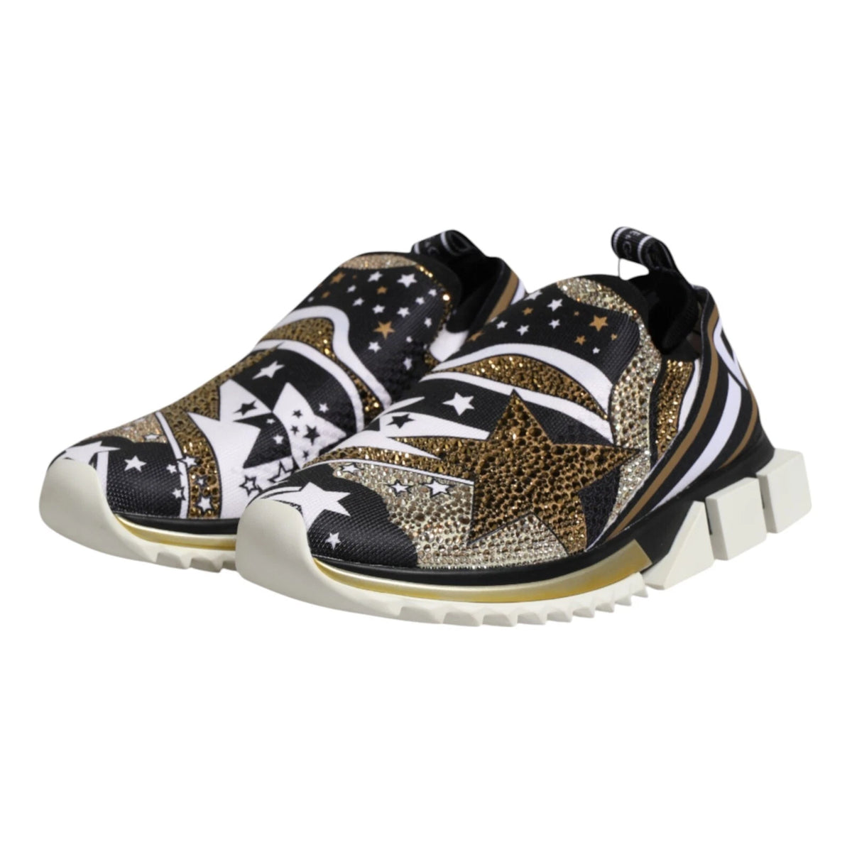 Dolce & Gabbana Multicolor Sorrento Low Top Sneakers Men's Shoes