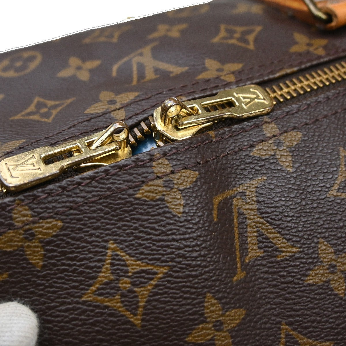 Louis Vuitton Keepall Monogram Brown Canvas Travel Bag Bag (Pre-Owned)