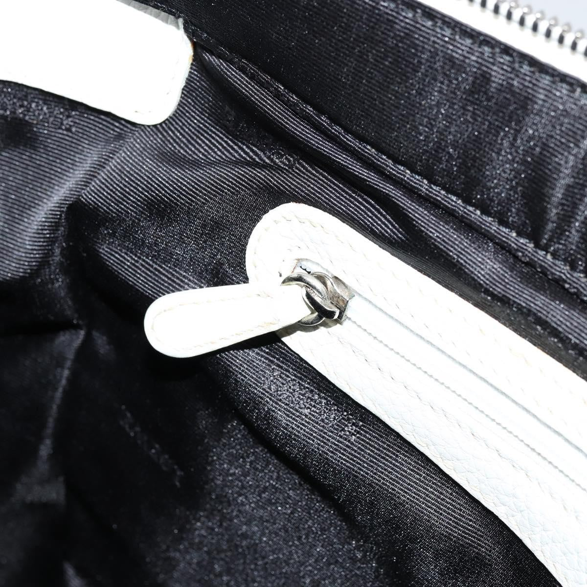 Loewe Senda Leather White Leather Handbag (Pre-Owned)