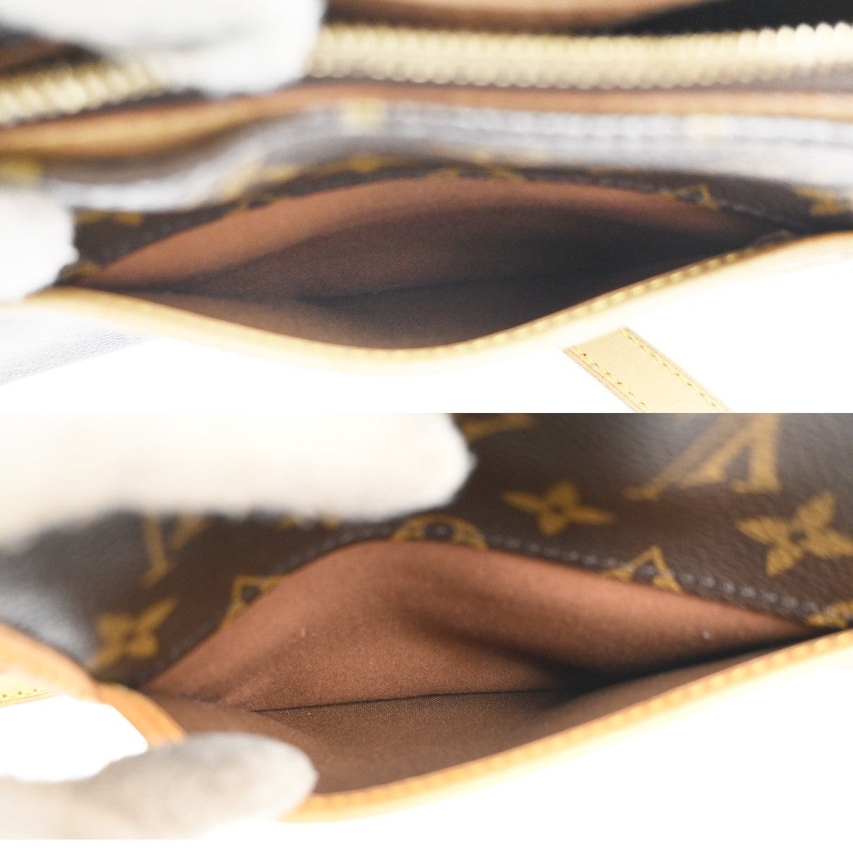 Louis Vuitton Popincourt Monogram Canvas Brown Canvas Shoulder Bag Bag (Pre-Owned)