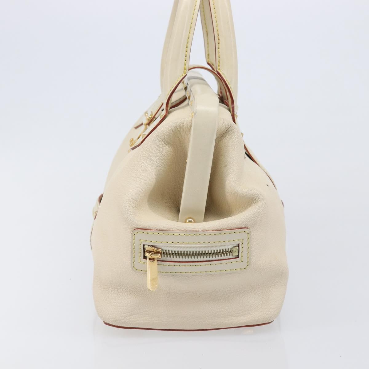 Louis Vuitton Suhali L'ingenieux Leather White Leather Handbag (Pre-Owned)