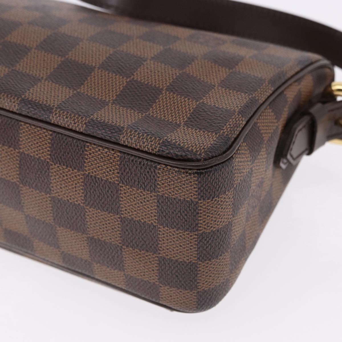 Louis Vuitton Ravello Damier Ebene Brown Canvas Shoulder Bag Bag (Pre-Owned)