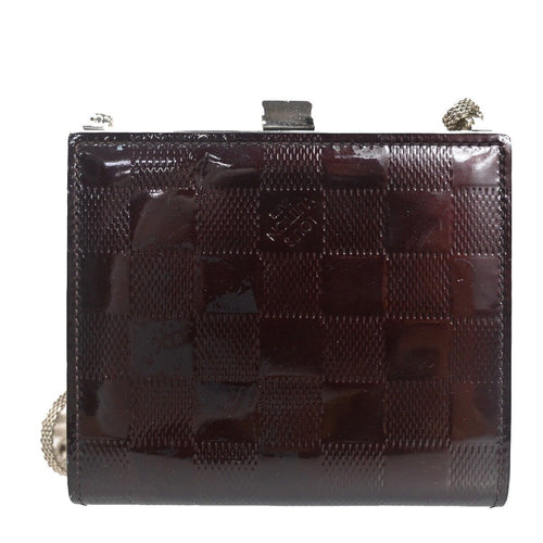 Louis Vuitton Ange Burgundy Patent Leather Shoulder Bag (Pre-Owned)