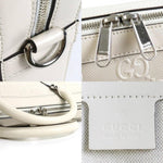 Gucci Gg Jumbo White Leather Travel Bag (Pre-Owned)