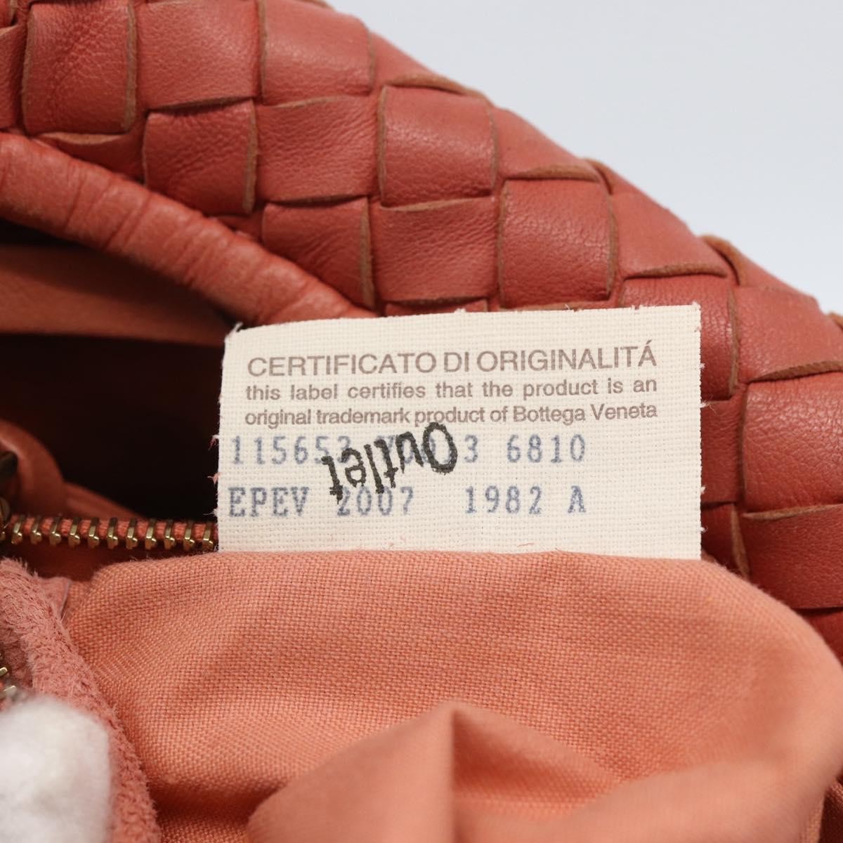 Bottega Veneta Veneta Hobo Intrecciato Nappa Pink Leather Shoulder Bag Bag (Pre-Owned)