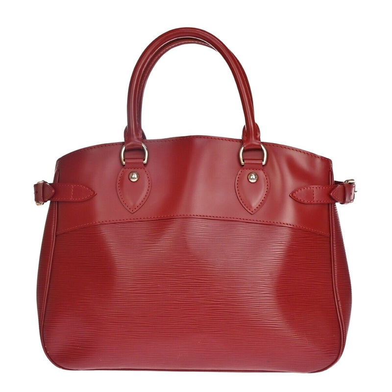 Louis Vuitton Passy Red Leather Handbag (Pre-Owned)