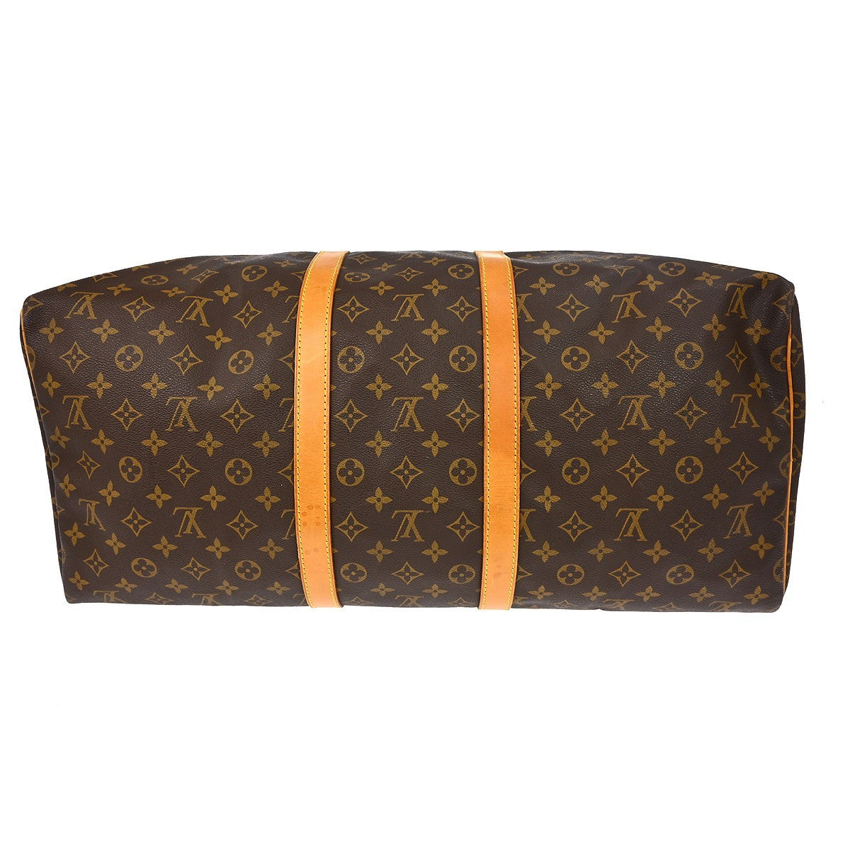 Louis Vuitton Keepall Monogram Canvas Brown Canvas Travel Bag Bag (Pre-Owned)