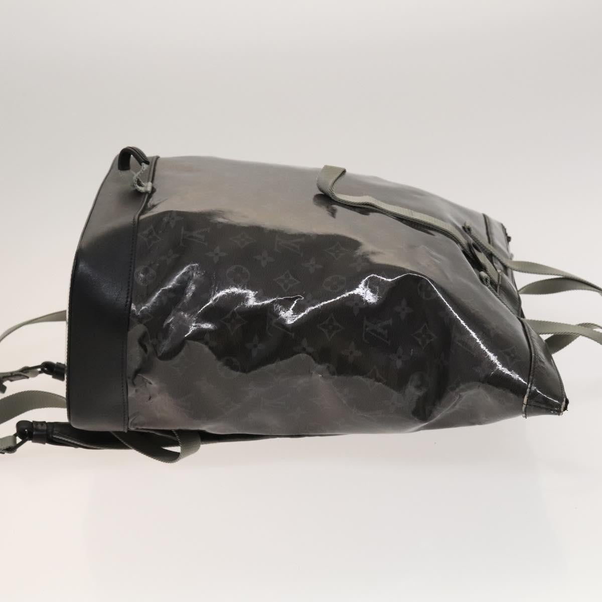 Louis Vuitton Zipped Tote Limited Edition Monogram Eclipse Glaze Canvas Black Canvas Backpack Bag (Pre-Owned)