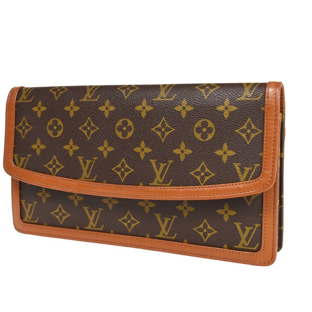 Vintage Louis Vuitton Pochette Dame Monogram Canvas Clutch Bag For