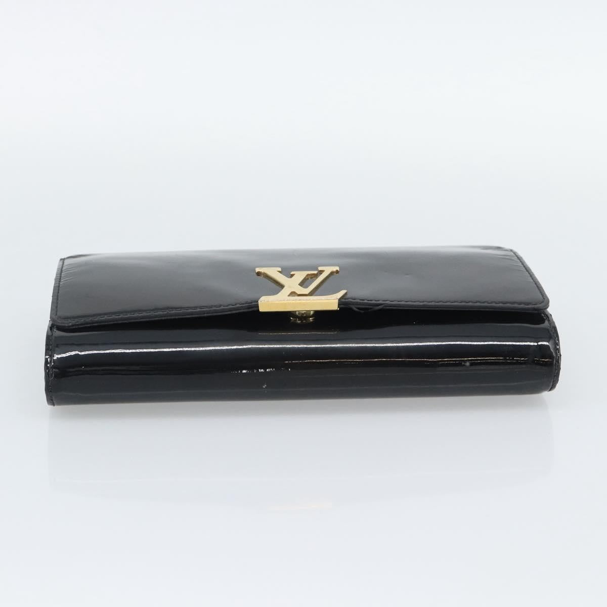 Louis Vuitton Louise Clutch Patent Black Patent_Leather Clutche & Pouche Bag (Pre-Owned)