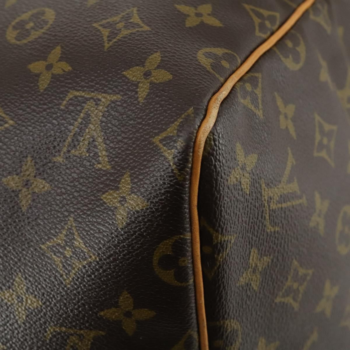 Louis Vuitton Keepall Monogram Canvas Brown Canvas Travel Bag Bag (Pre-Owned)
