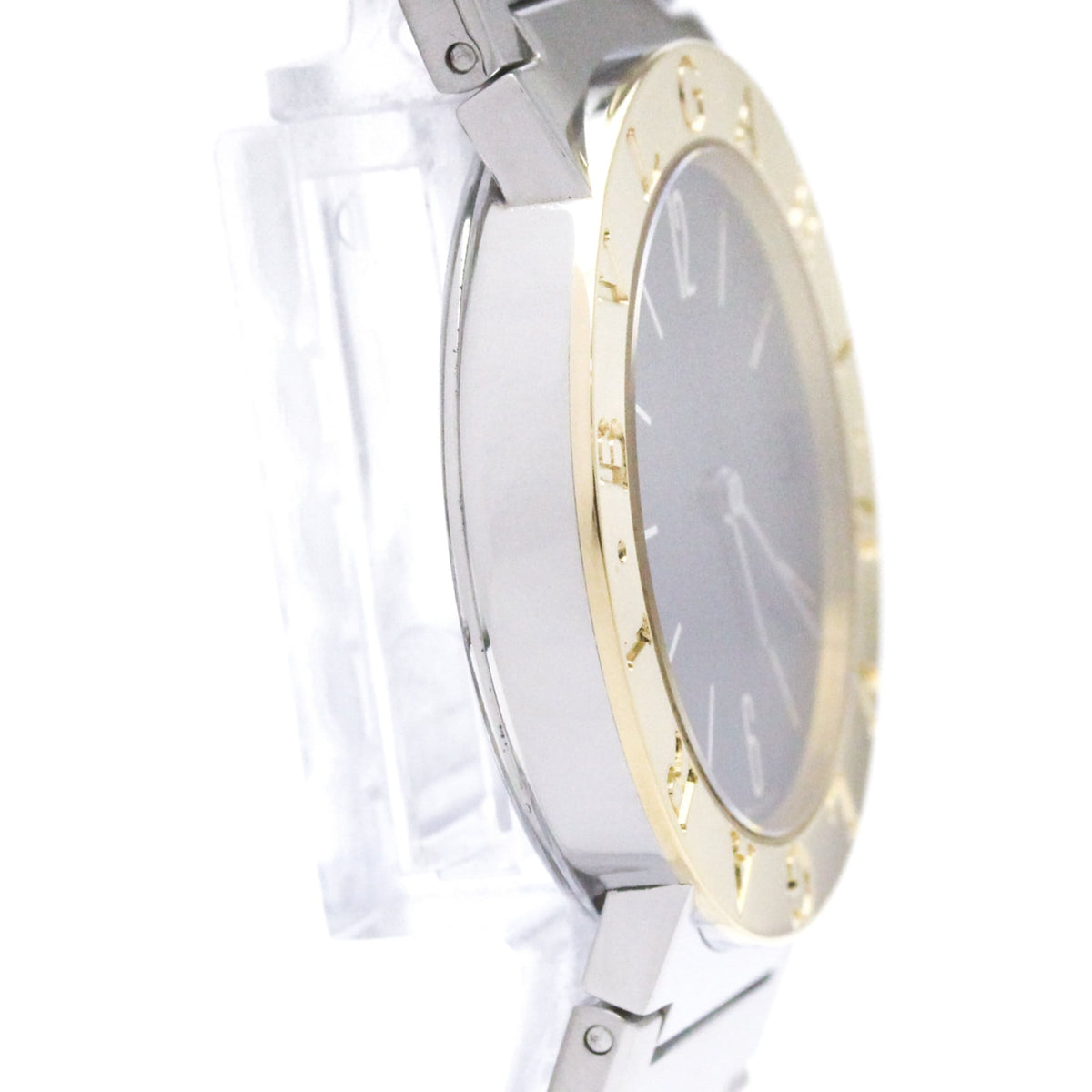 Bvlgari Bvlgari Quartz Stainless Steel And Yellow Gold Watch (Pre-Owned)