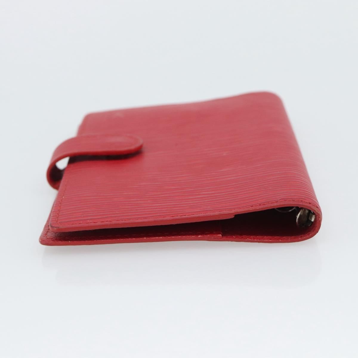 Louis Vuitton Agenda Cover Damier Red Leather Clutche & Pouche Bag (Pre-Owned)