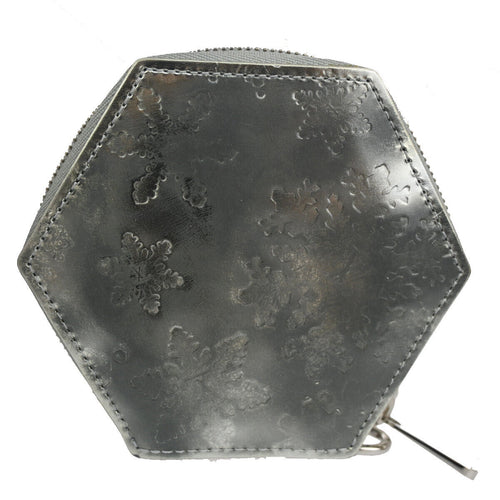 Louis Vuitton Porte Monnaie Zippy Silver Patent Leather Wallet  (Pre-Owned)