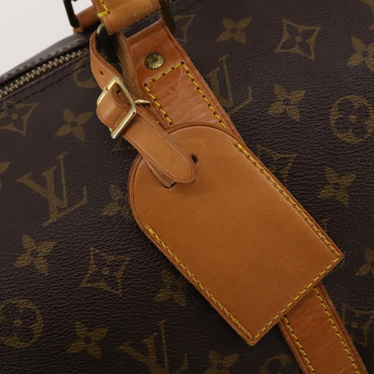 Louis Vuitton Keepall Bag Monogram Canvas Brown Canvas Travel Bag Bag (Pre-Owned)