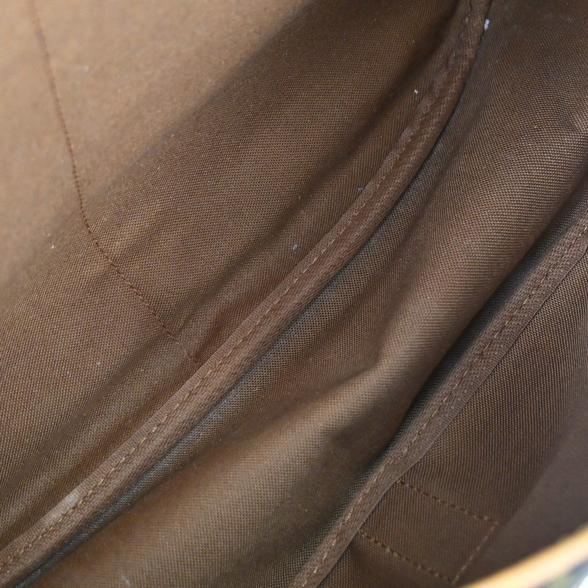 Louis Vuitton Saumur Monogram Brown Canvas Shoulder Bag Bag (Pre-Owned)