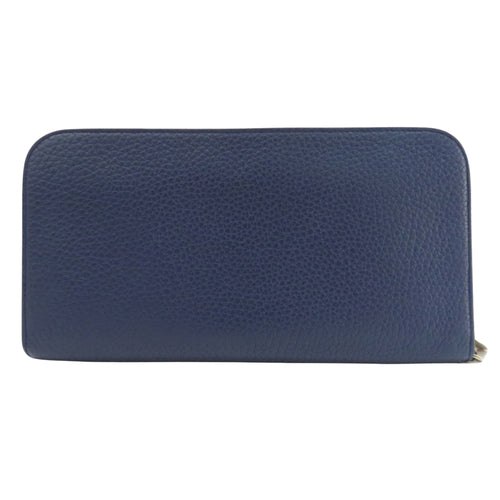 Dior Navy Leather Wallet  (Pre-Owned)
