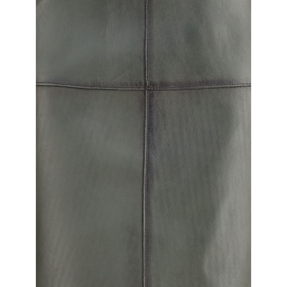 P.A.R.O.S.H. Leather pencil Women's Skirt