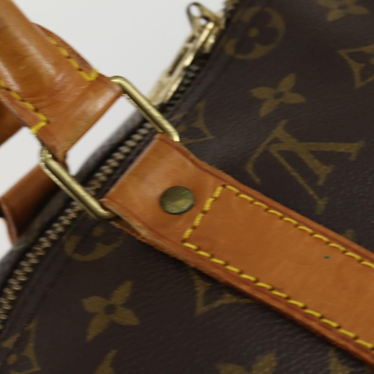 Louis Vuitton Keepall Monogram Canvas Brown Canvas Travel Bag Bag (Pre-Owned)