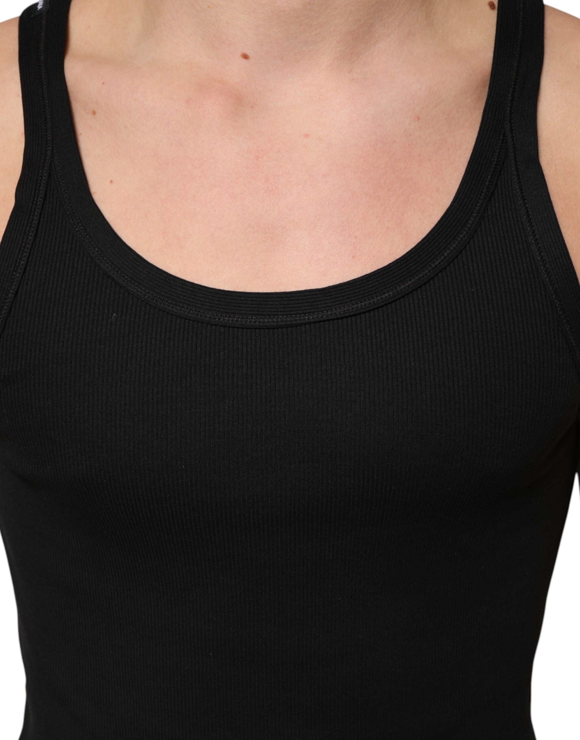 Dolce & Gabbana Black Tank Sleeveless Underwear Men Men's T-shirt