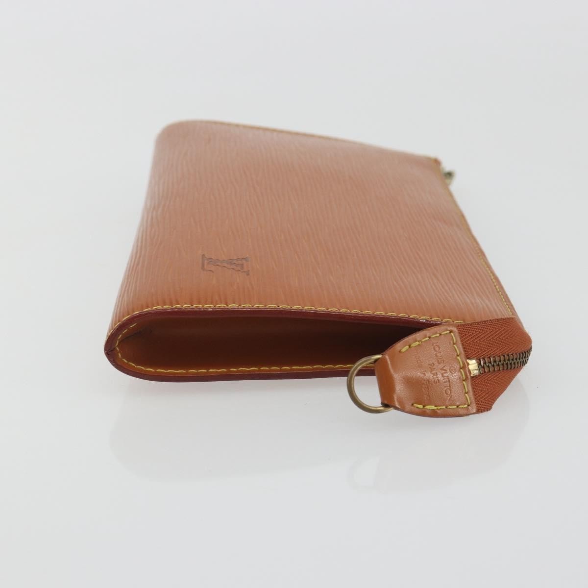 Louis Vuitton Pochette Accessoires Epi Brown Leather Clutche & Pouche Bag (Pre-Owned)