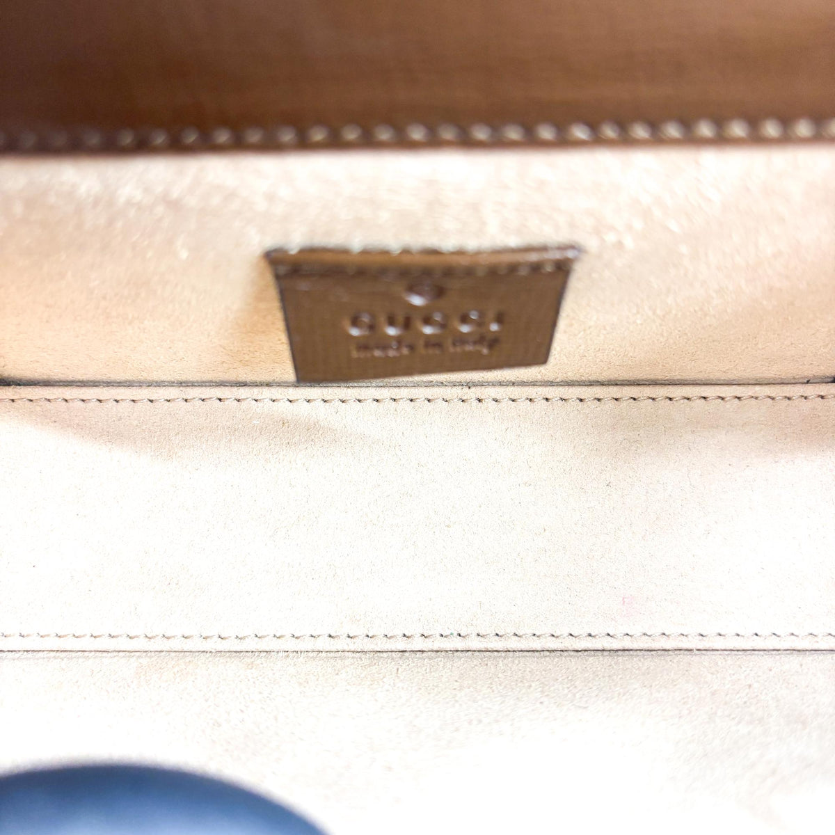 Gucci Horsebit 1955 Flap Gg Coated Canvas Brown Canvas Crossbody Bag Bag (Pre-Owned)