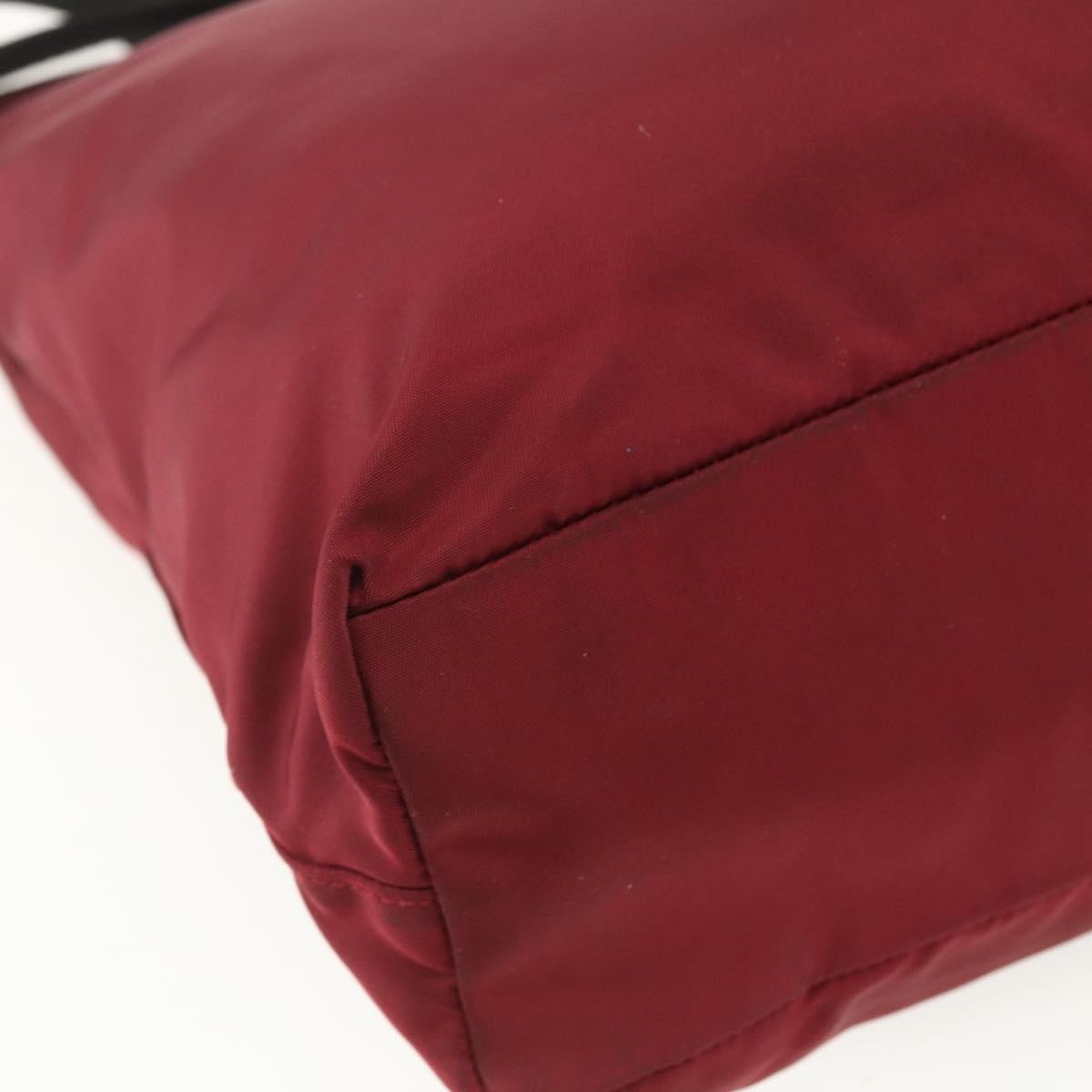 Prada Sport Nylon Red Nylon Tote Bag Bag (Pre-Owned)