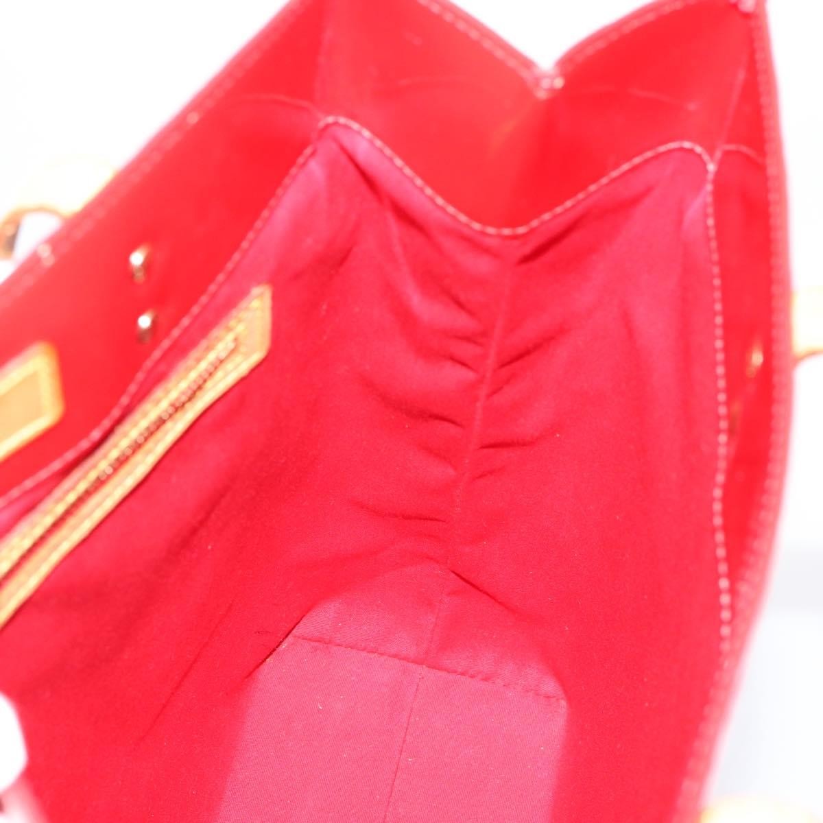 Louis Vuitton Reade Monogram Vernis Red Patent_Leather Handbag (Pre-Owned)