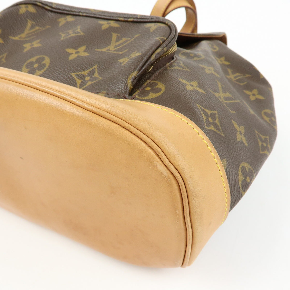 Louis Vuitton Vintage Montsouris Monogram Canvas Brown Canvas Backpack Bag (Pre-Owned)