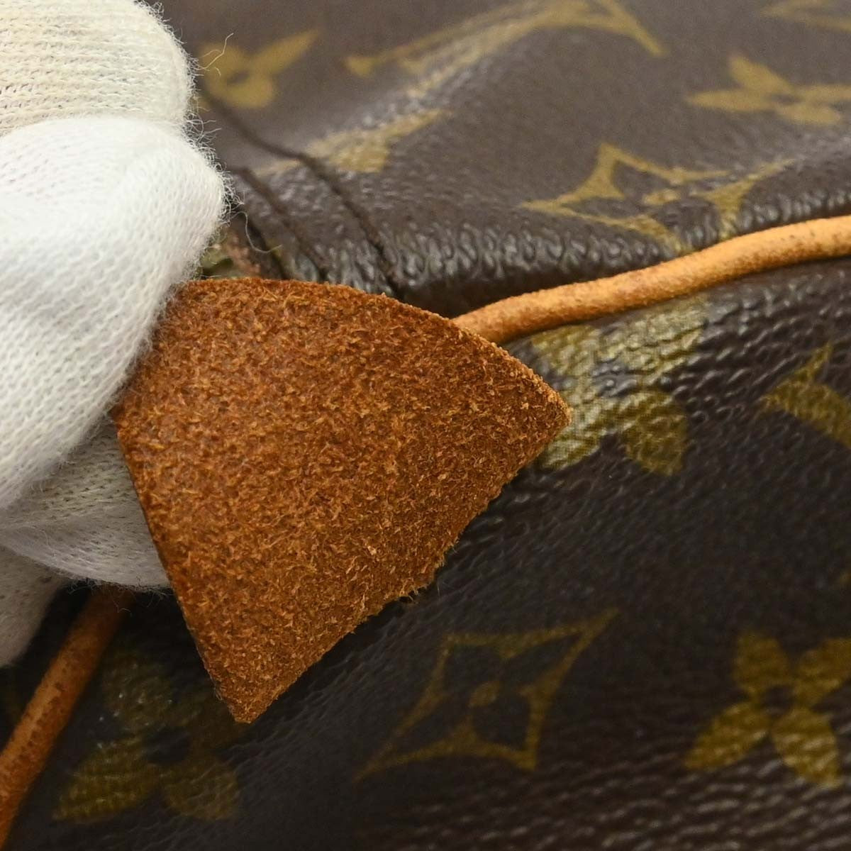 Louis Vuitton Speedy Monogram Brown Canvas Handbag (Pre-Owned)