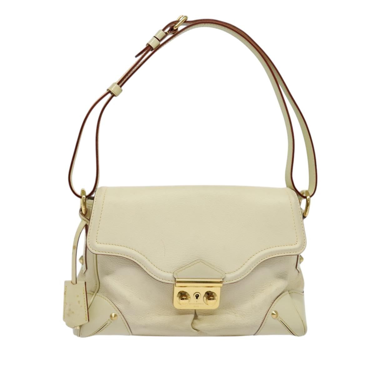 Louis Vuitton Suhali L'essentiel Leather White Leather Shoulder Bag Bag (Pre-Owned)