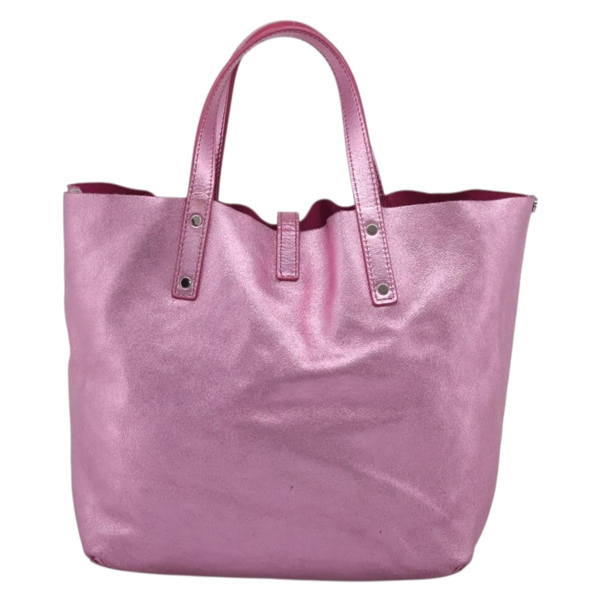 Tiffany & Co. Vintage Leather Pink Stainless_Steel Shoulder Bag Bag (Pre-Owned)