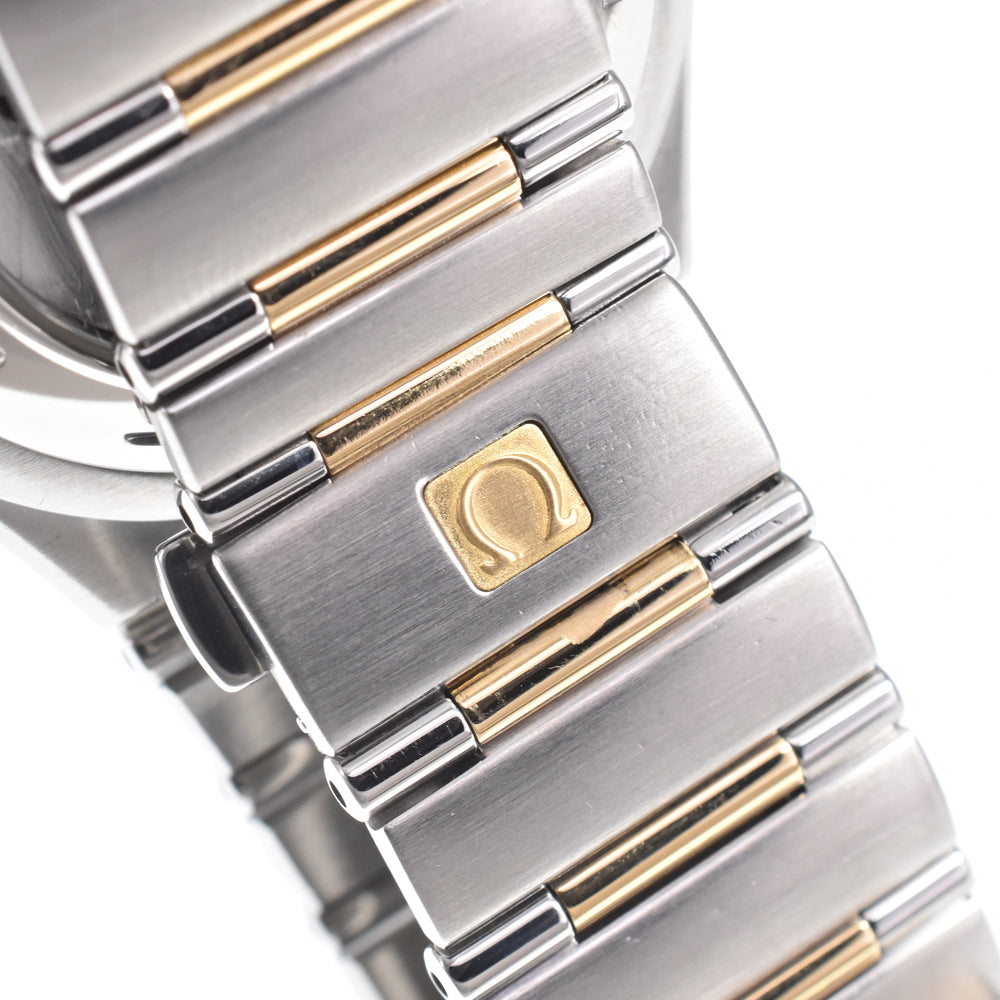 Omega Constellation Co-Axial Chronometer Automatic Stainless Steel And Yellow Gold With Diamond Markers And Mother Of Pearl Watch (Pre-Owned)