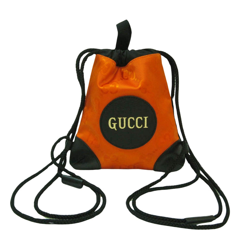Gucci Off The Grid Orange Synthetic Backpack Bag (Pre-Owned)