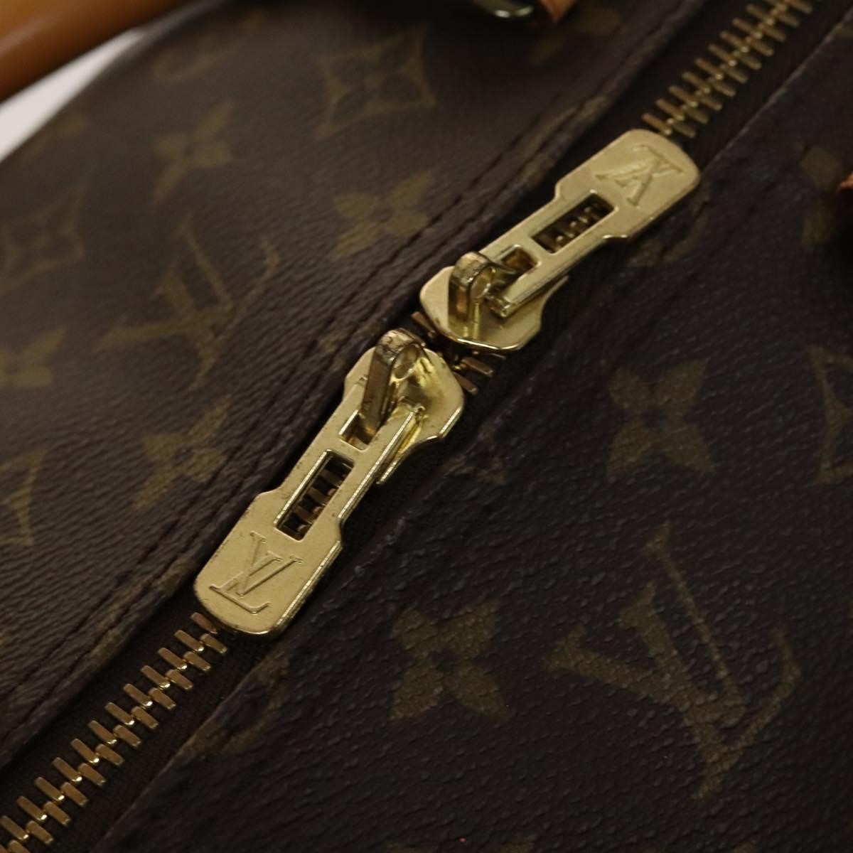 Louis Vuitton Keepall Monogram Canvas Brown Canvas Travel Bag Bag (Pre-Owned)