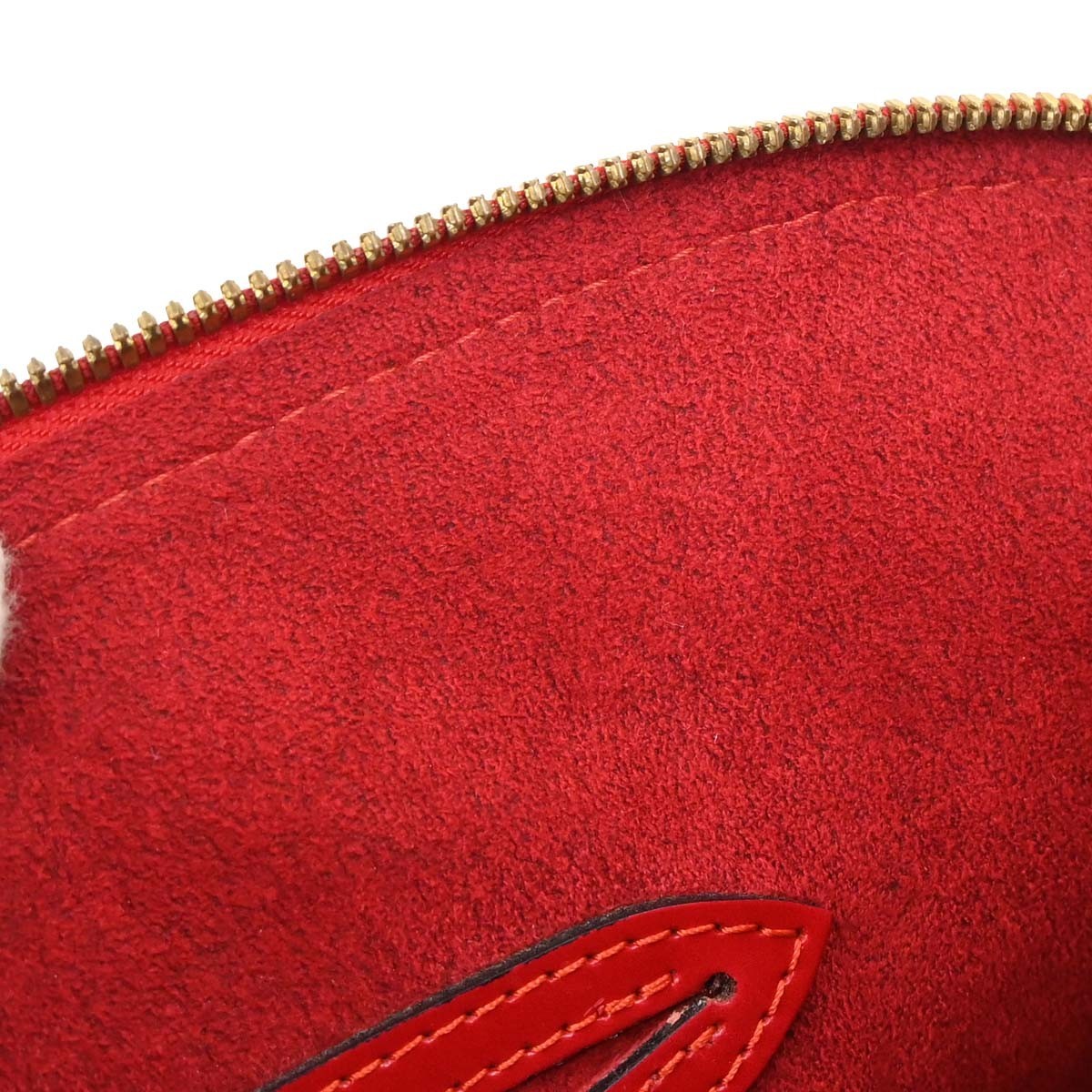 Louis Vuitton Alma Epi Leather Red Leather Handbag (Pre-Owned)