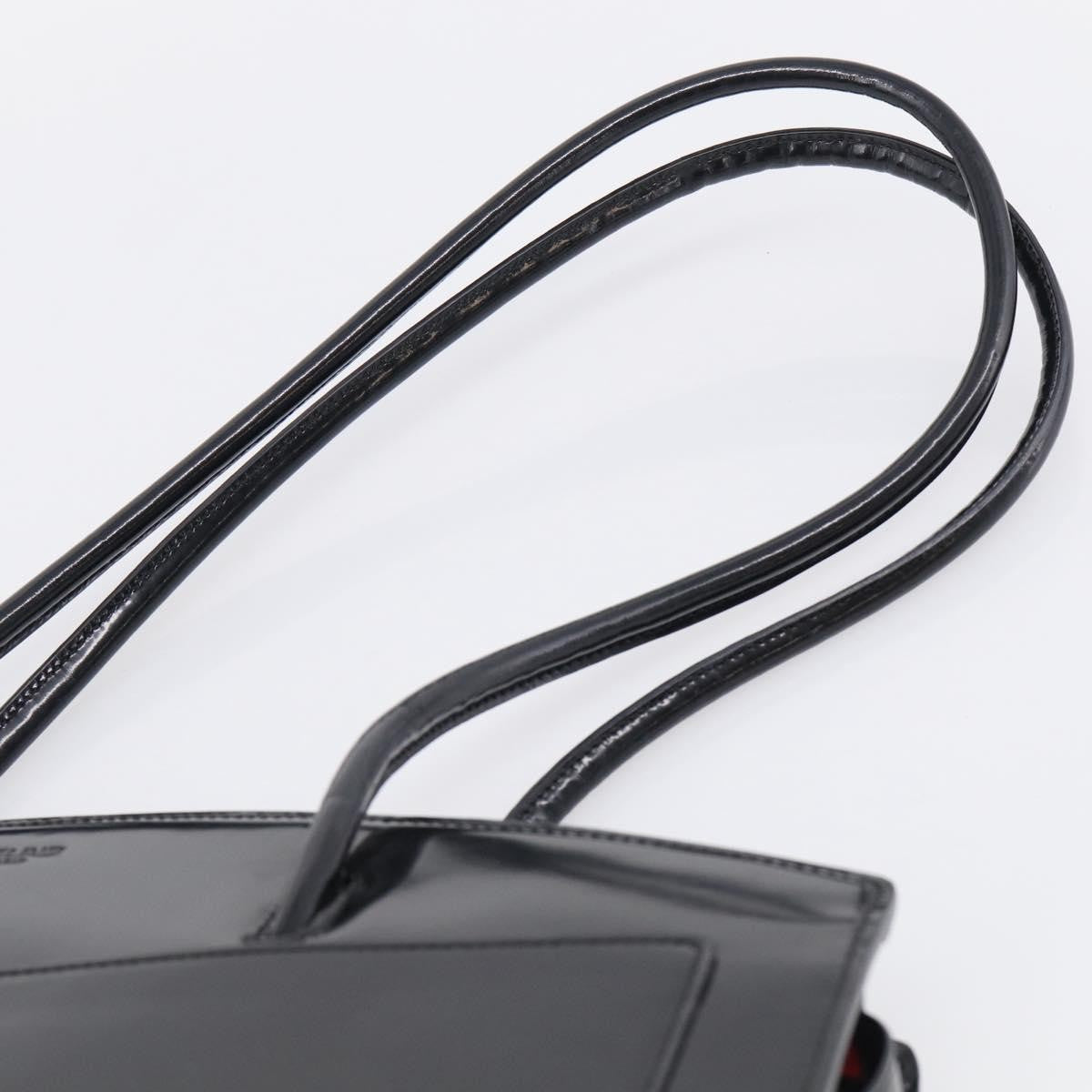 Celine Tote Leather Black Patent_Leather Tote Bag Bag (Pre-Owned)