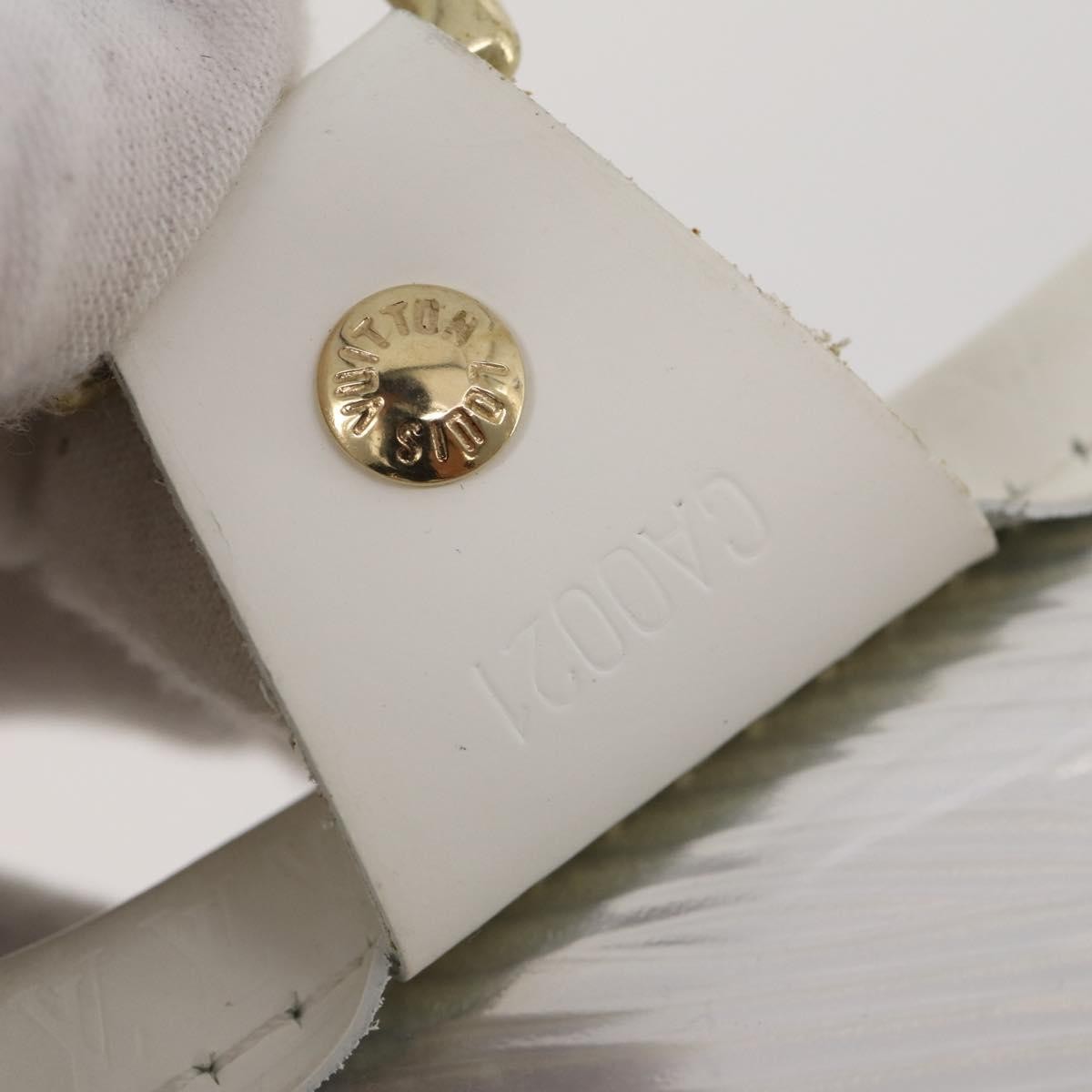 Louis Vuitton Plage Lagoon Bay Vinyl Epi Leather White Plastic Handbag (Pre-Owned)