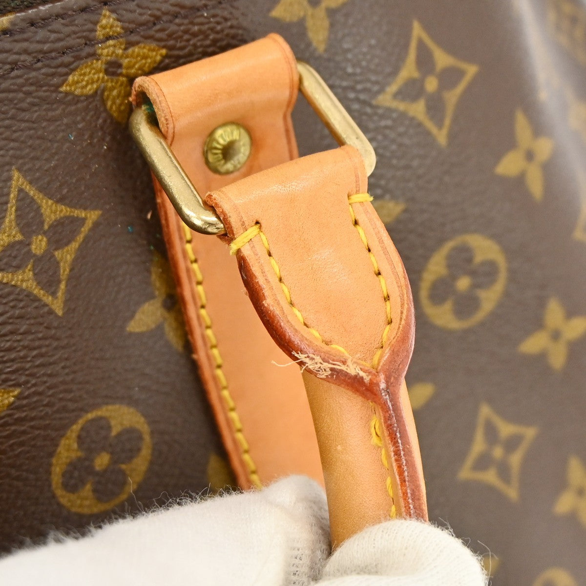 Louis Vuitton Keepall Monogram Canvas Brown Canvas Travel Bag Bag (Pre-Owned)