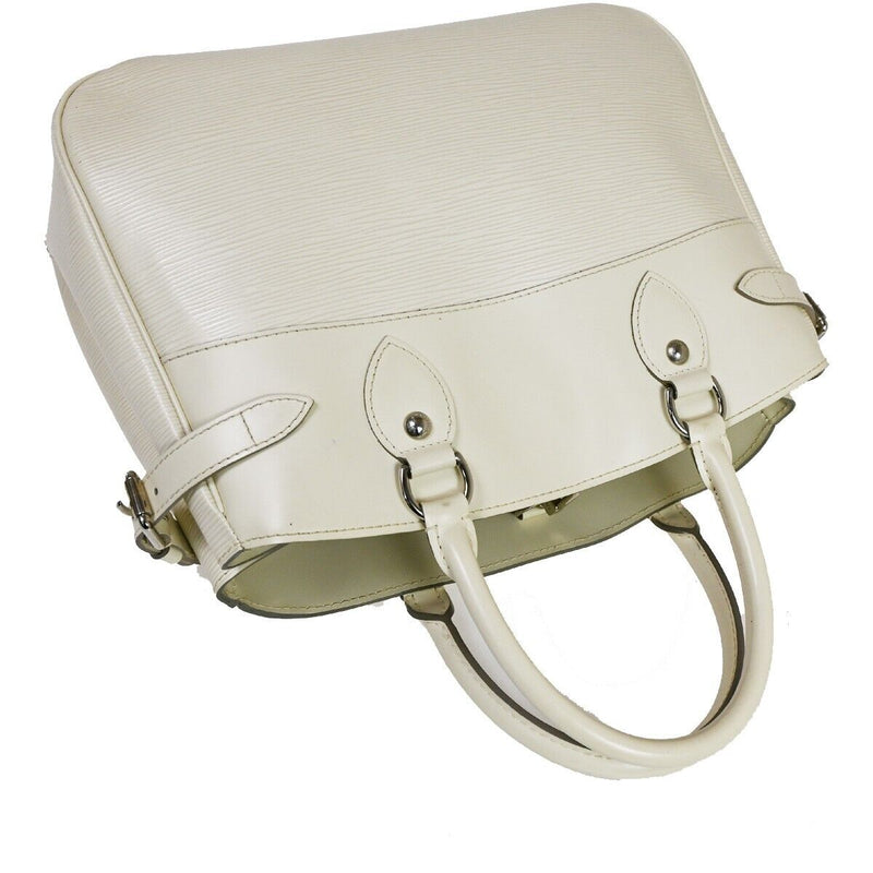 Louis Vuitton Passy Ecru Leather Handbag (Pre-Owned)