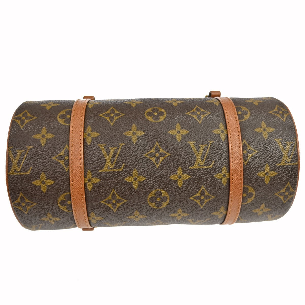 Louis Vuitton Papillon Monogram Canvas Brown Canvas Handbag (Pre-Owned)