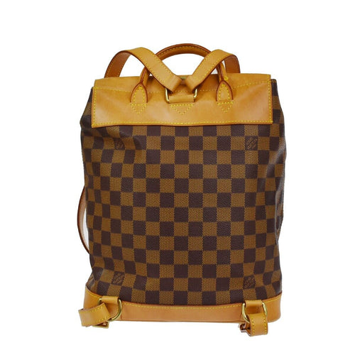 Louis Vuitton Arlequin Brown Canvas Backpack Bag (Pre-Owned)