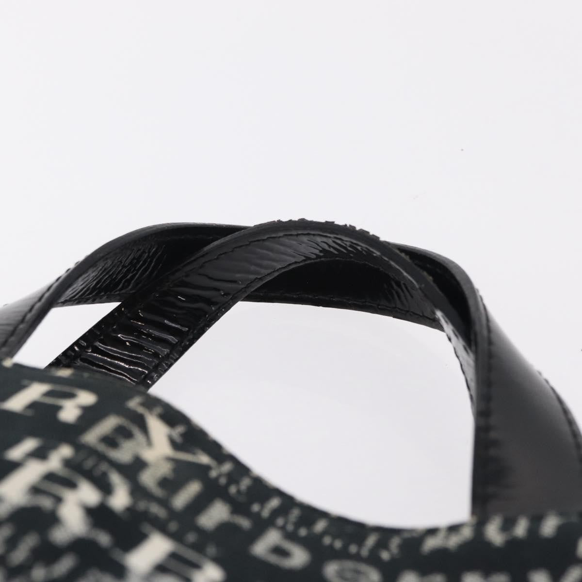 Burberry Logo Trench Nylon Black Canvas Tote Bag Bag (Pre-Owned)