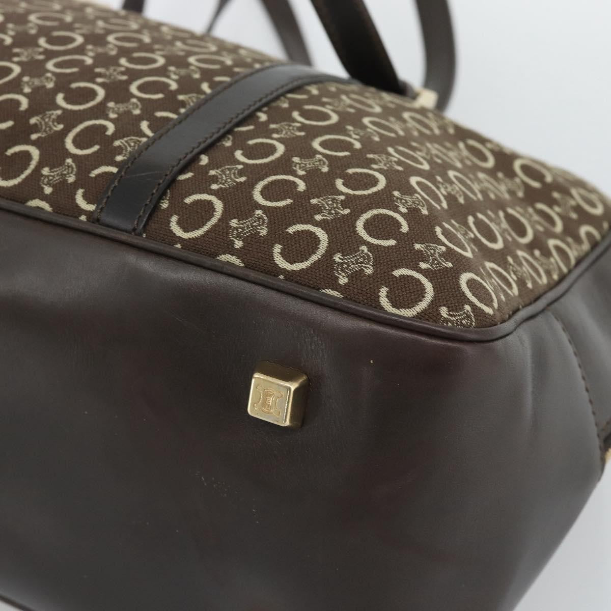 Celine C Macadam Canvas And Leather Brown Canvas Handbag (Pre-Owned)