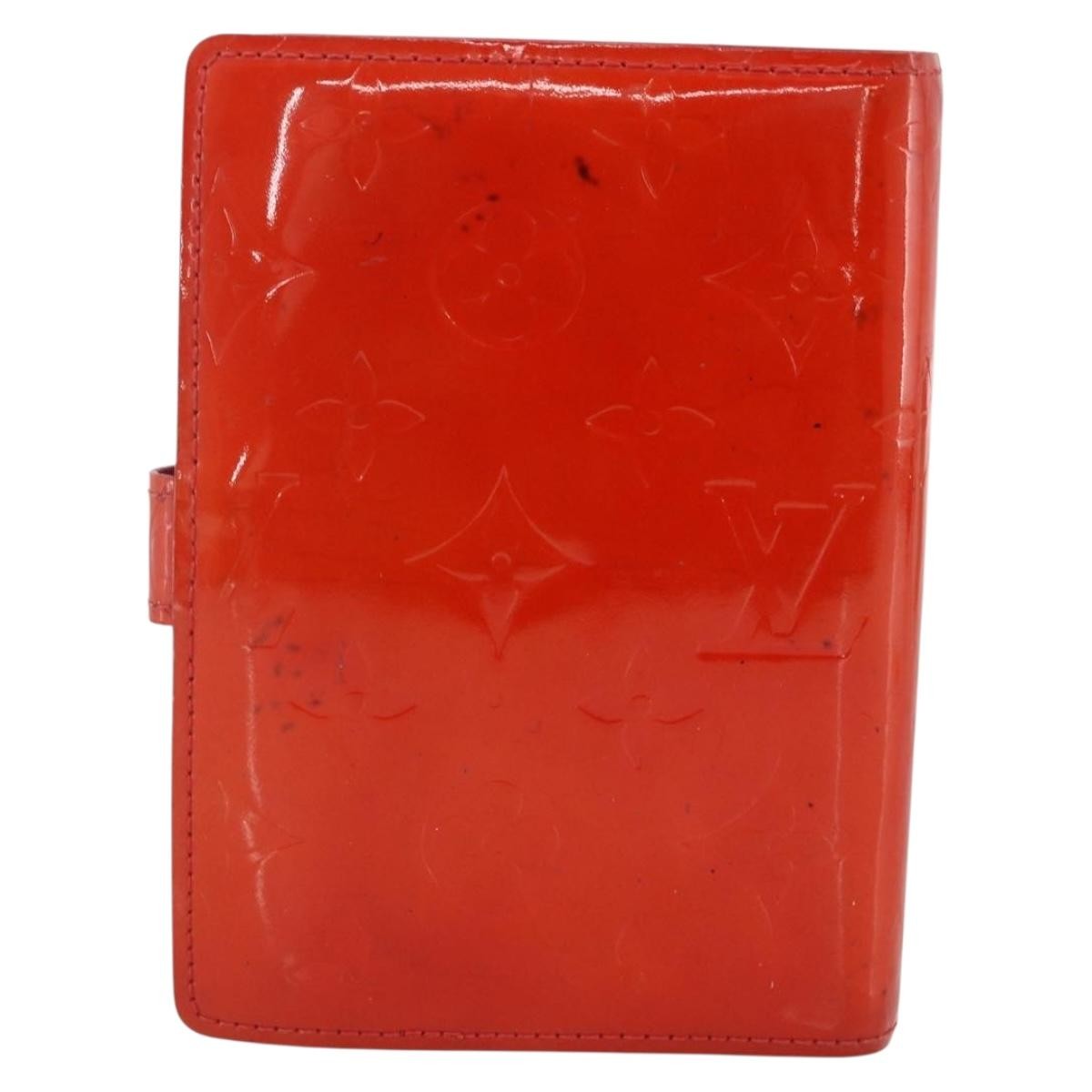 Louis Vuitton Agenda Cover Patent Leather Red Patent_Leather Clutche & Pouche Bag (Pre-Owned)