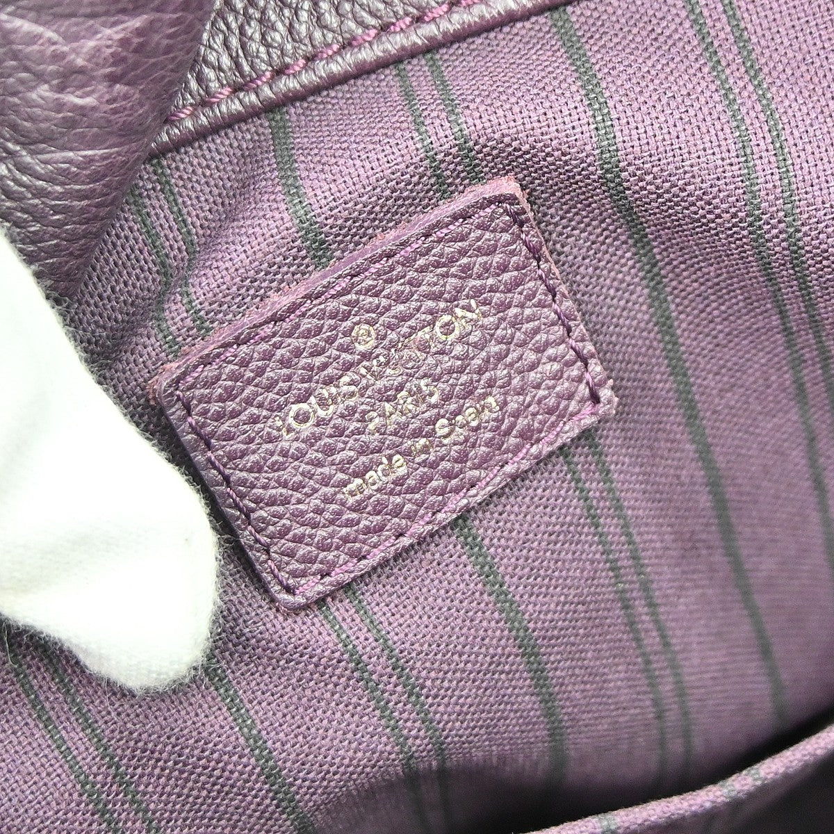 Louis Vuitton Artsy Leather Purple Leather Handbag (Pre-Owned)