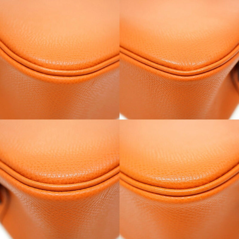 Hermès Plume Orange Leather Handbag (Pre-Owned)