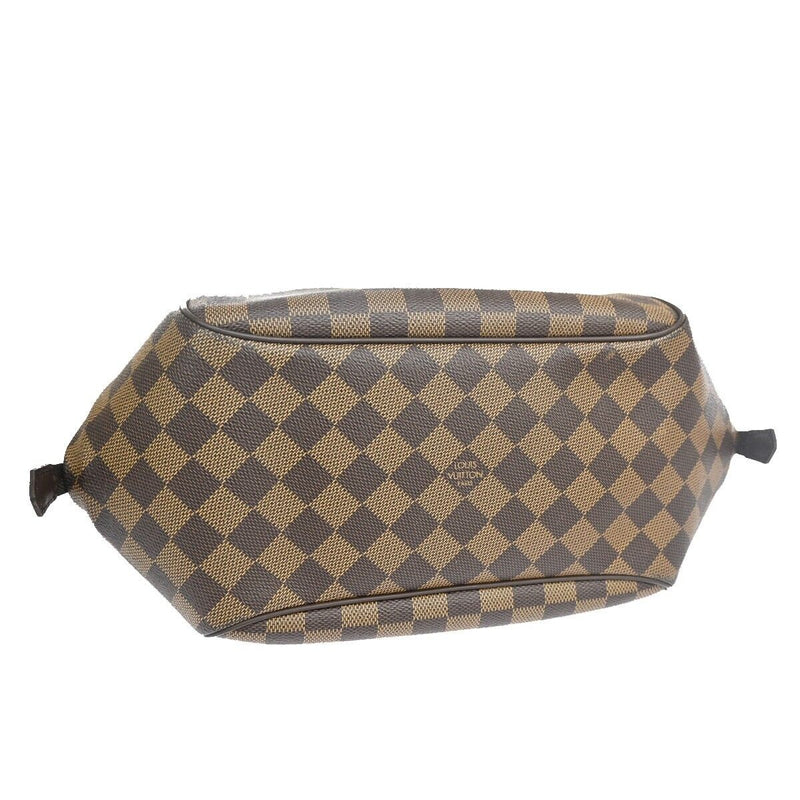 Louis Vuitton Belem Mm Brown Canvas Shoulder Bag (Pre-Owned)
