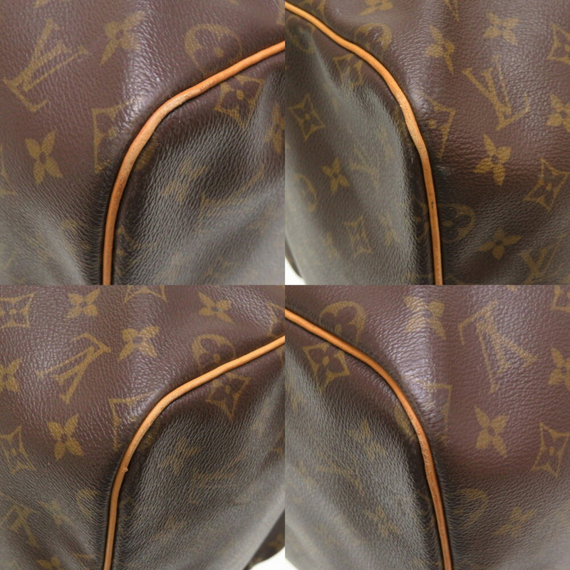 Louis Vuitton Keepall 55 Brown Canvas Travel Bag (Pre-Owned)