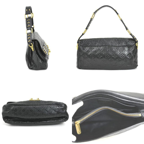 Louis Vuitton Rubel Black Leather Shopper Bag (Pre-Owned)